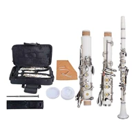 b flat beginner student clarinet with case cleaning clothglovesreedsreeds clip and screwdriver musical instruments kit