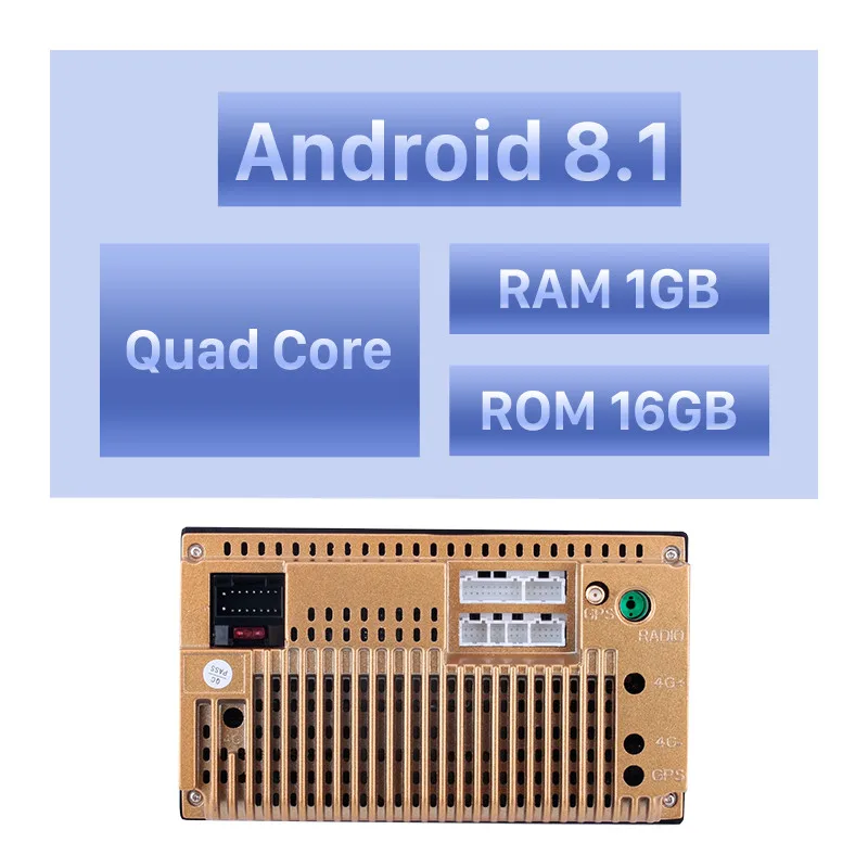 Android 8.1 4-core Seicane 2DIN Android 8,1 " Автомобиль Радио RDS Bluetooth Автомобильный мультимедийный плеер gps навигации для 2004 2005- Volvo XC90 с 8-ядерный - Цвет: Android 8.1 4-core