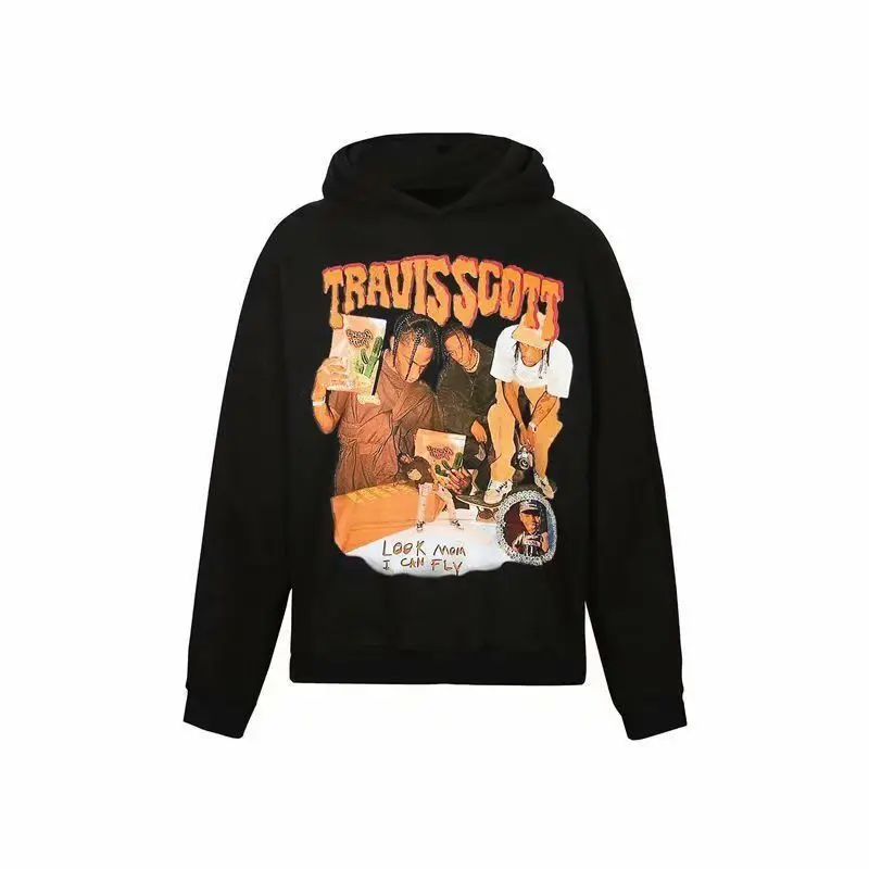 Толстовка унисекс в стиле хип-хоп с капюшоном | Мужская одежда