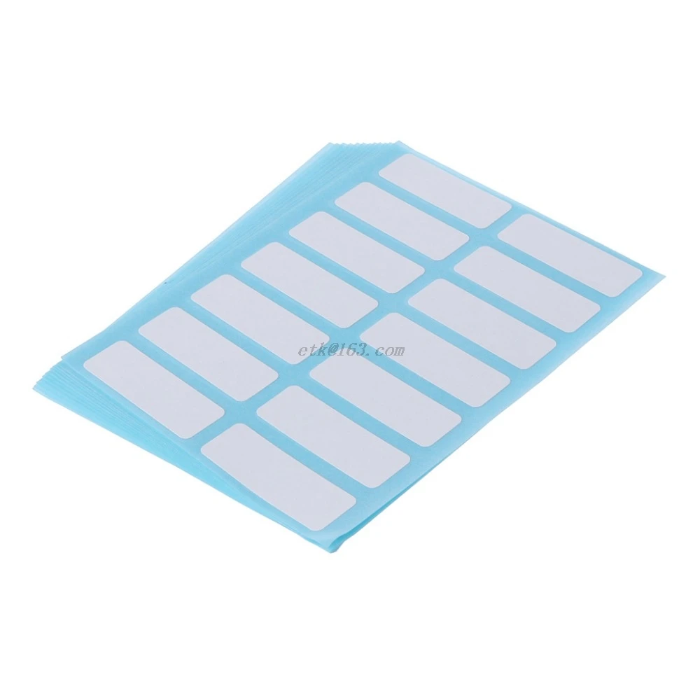 12 листов самоклеющиеся липкие белые этикетки пустые наклейки блокноты ремесло |