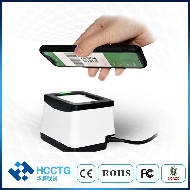 USB / RS232 Мобильный блок для оплаты 2D QR сканер штрих-кодов | Компьютеры и офис