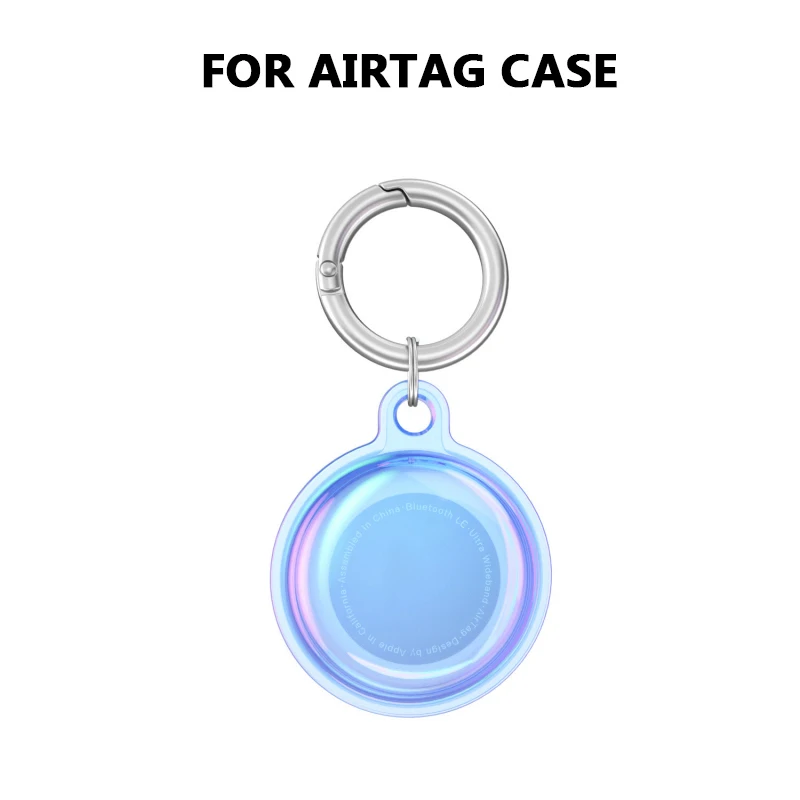 

For Air Tag Airtags Airtag Case Silicone Case Protective Sleeve Locator Tracker Anti-lost Device Keychain Protective Sleeve