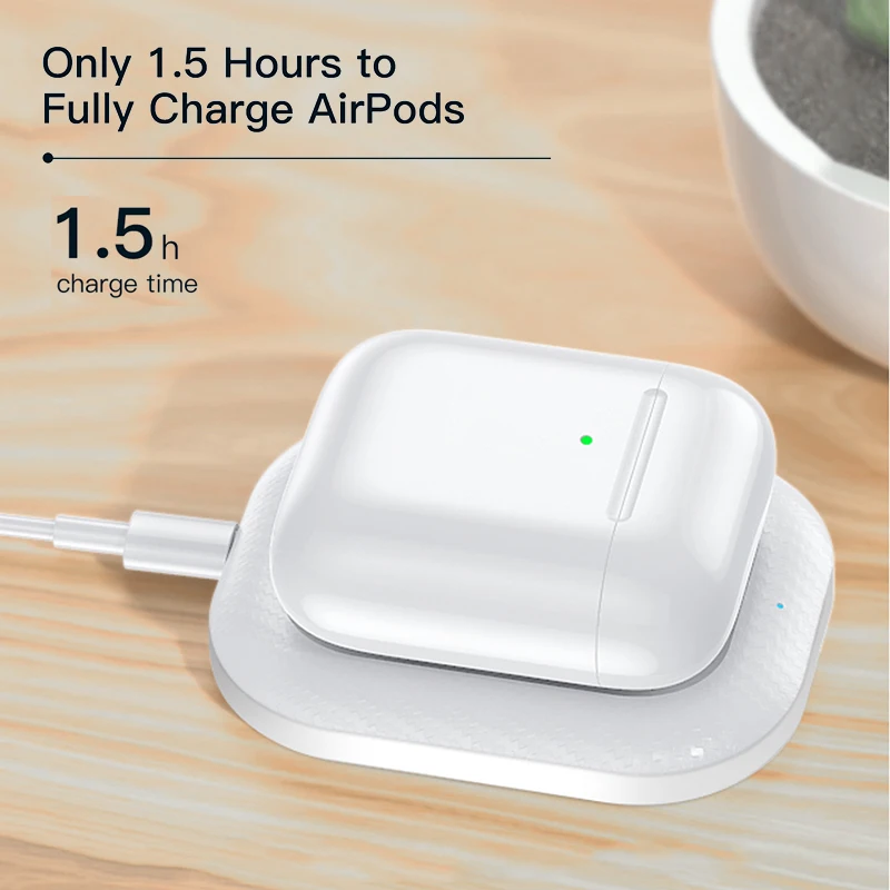 2 in 1 Qi Wireless Charger For Airpods Air Pods Pro 3 Fast Charging Dock for iphone 11 Max X XR XS 8 Plus Stand | Мобильные телефоны