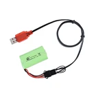 14500 литий-полимерный аккумулятор SM-4P Plug 7,4 V 600 мАч с USB зарядное устройство для дистанционный пульт RC Вертолет Лодка Модель автомобиля с водными пулями для пистолеты запчасти