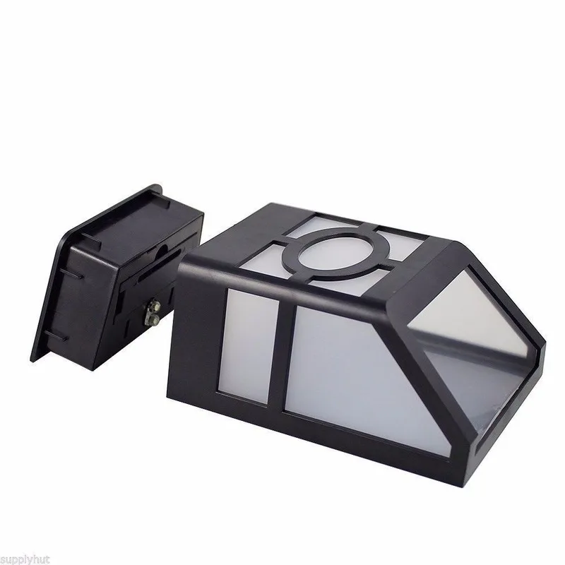 

Solar Wall Lights Outdoor, Color Changes Solar Led Waterproof Lamp for Deck, Fence, Patio, Front Door , Yard and Path,Pack of 8