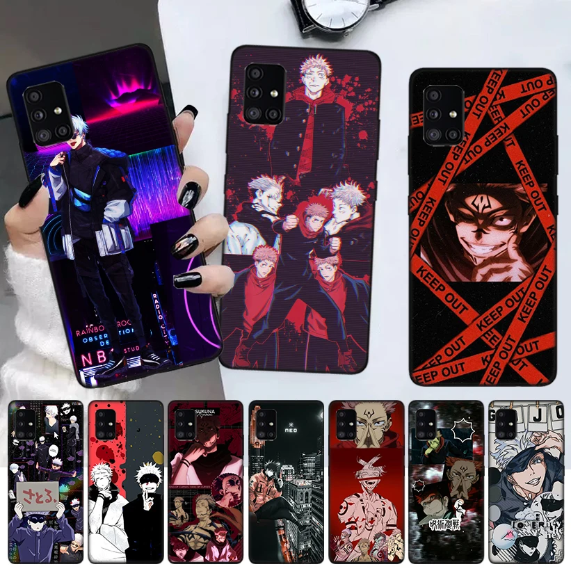 

Japan Anime Jujutsu Kaisen Phone Case For Samsung Galaxy A52 A51 A71 A72 A12 A22 A32 A42 A21S A31 A41 A02S A11 A01 Cover Coque