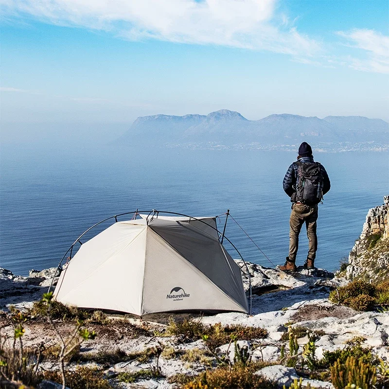 

Naturehike 2021 New VIK Series 970g Ultralight Single Tent 15D Nylon Waterproof Camping Tent Single-layer Outdoor Hiking Tent