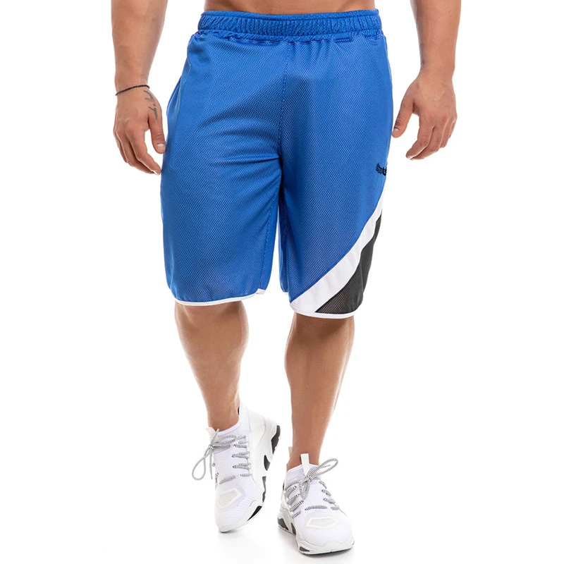 

New summer fashion men's sports beach pants shorts mesh sports pants fitness short jogging casual gym men's shorts