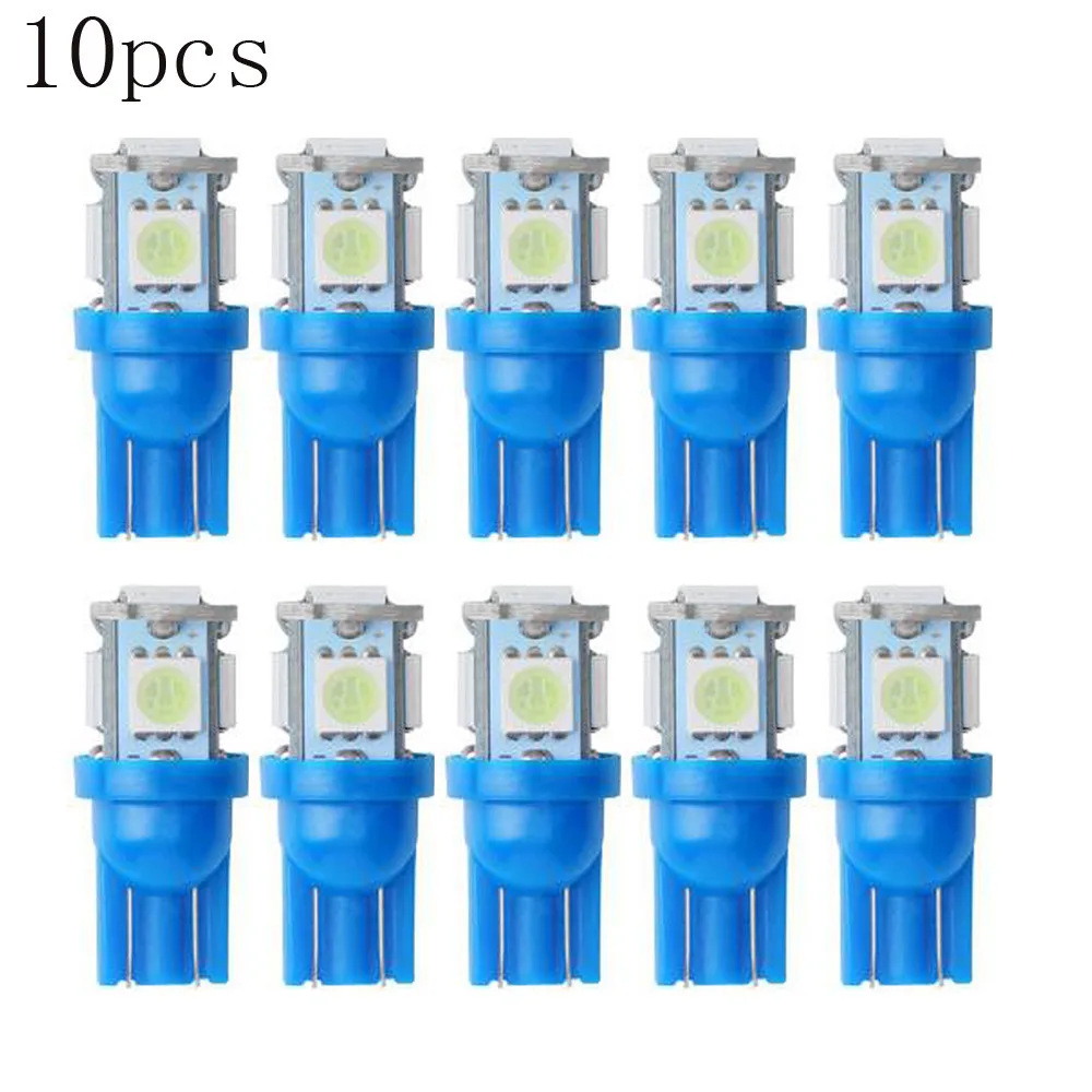 

T10 Dash Light Bulb 10X Panel 192 168 W5W Dash 8000K Decoration Ice Blue