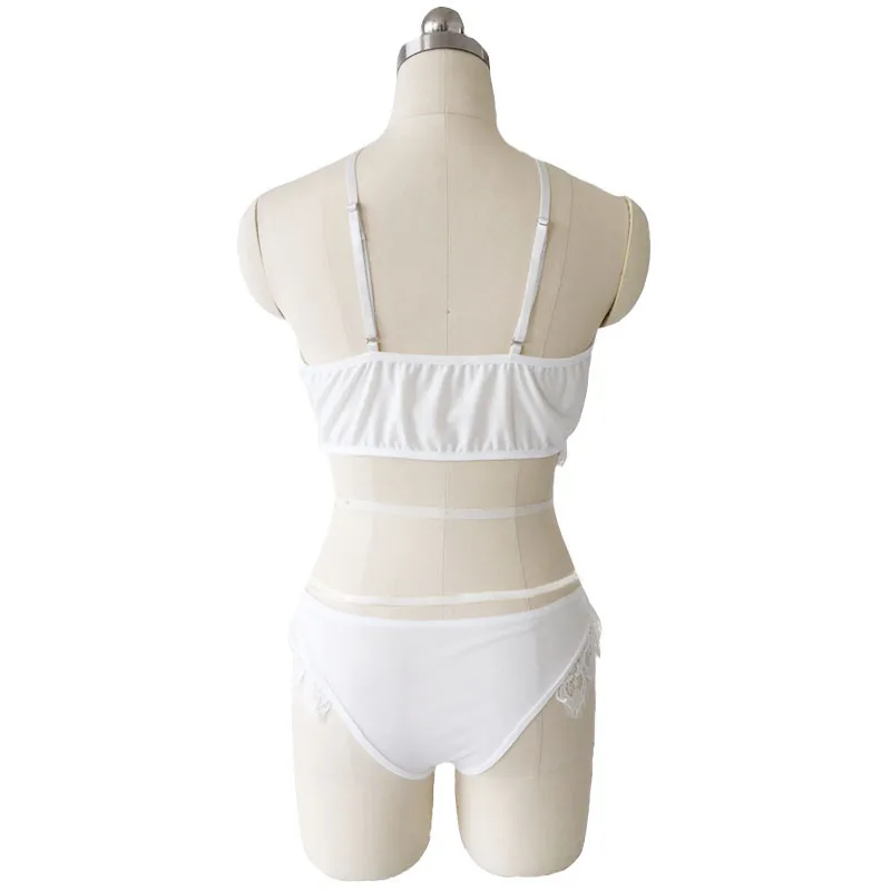 Женское экзотическое кружевное нижнее белье бюстгальтер трусики сексуальные