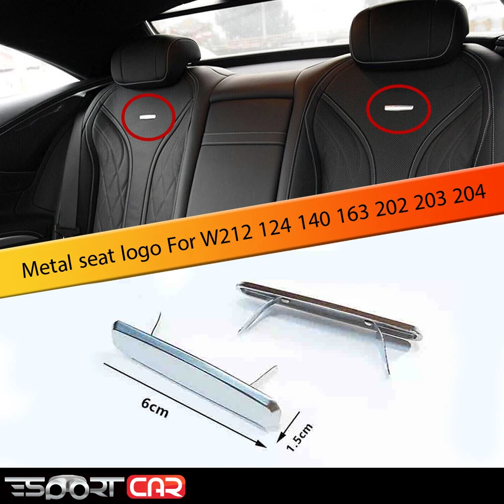 1 шт. металлический значок для интерьера автомобильного сиденья наклейка E200 E180 E220
