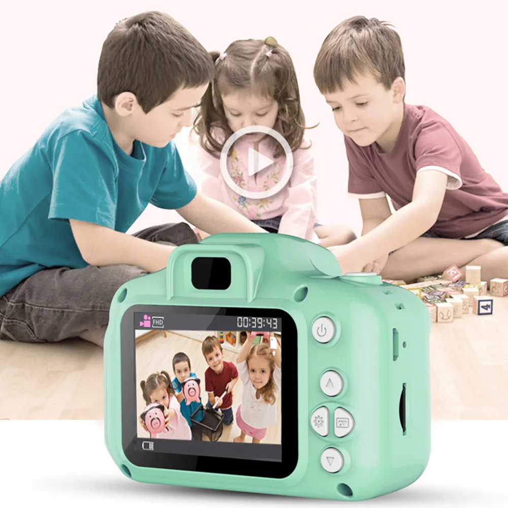 Принт мульташной Минни Камера 2 дюймов HD Экран Развивающие детские игрушки