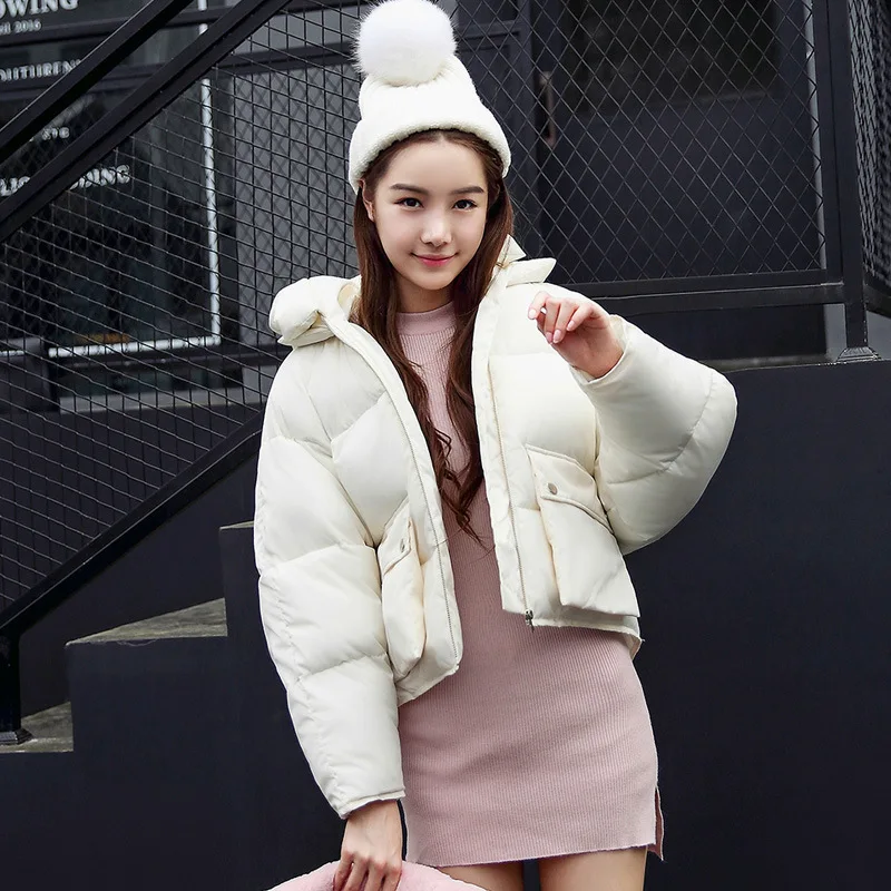 2021 New Cotton Jacket Women's Winter Parka Short Slim Korean Loose Down Padded Jacket Thickened Small Bread Coat Trend