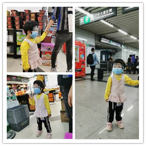 Защитная маска для защиты лица от брызг масла и слюны Пылезащитная дыхательных