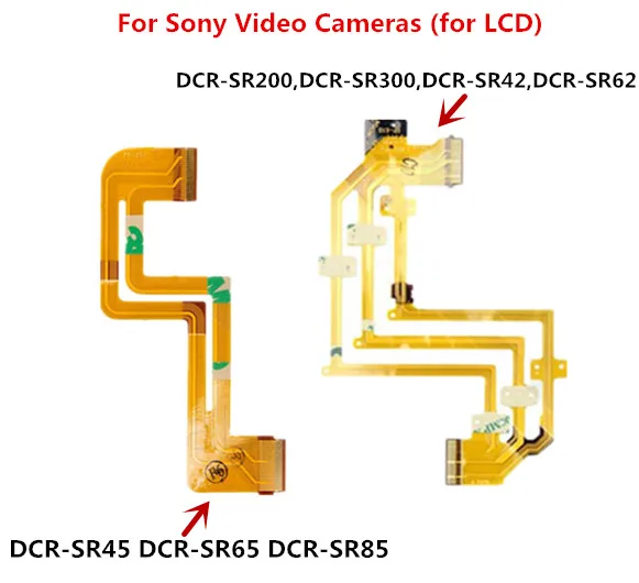 Flex Cable For Sony DCR-SR200 DCR-SR300 DCR-SR42,DCR-SR62 DCR-SR45 DCR-SR65 DCR-SR85 Video Cameras(for LCD)Flat Cable