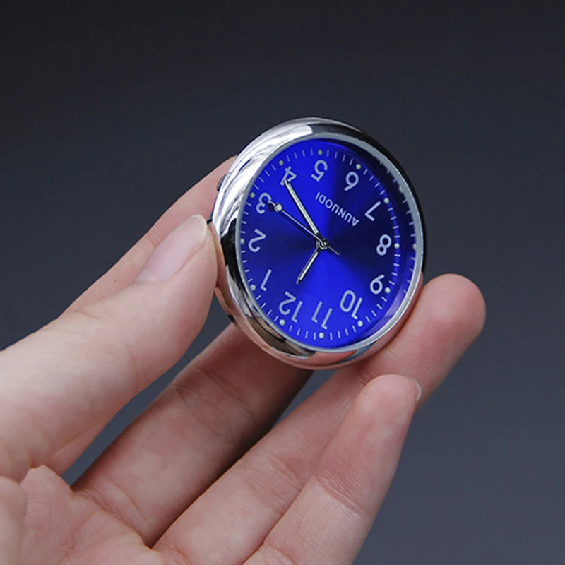 Автомобильный орнамент креативные светящиеся часы термометр модный интерьер