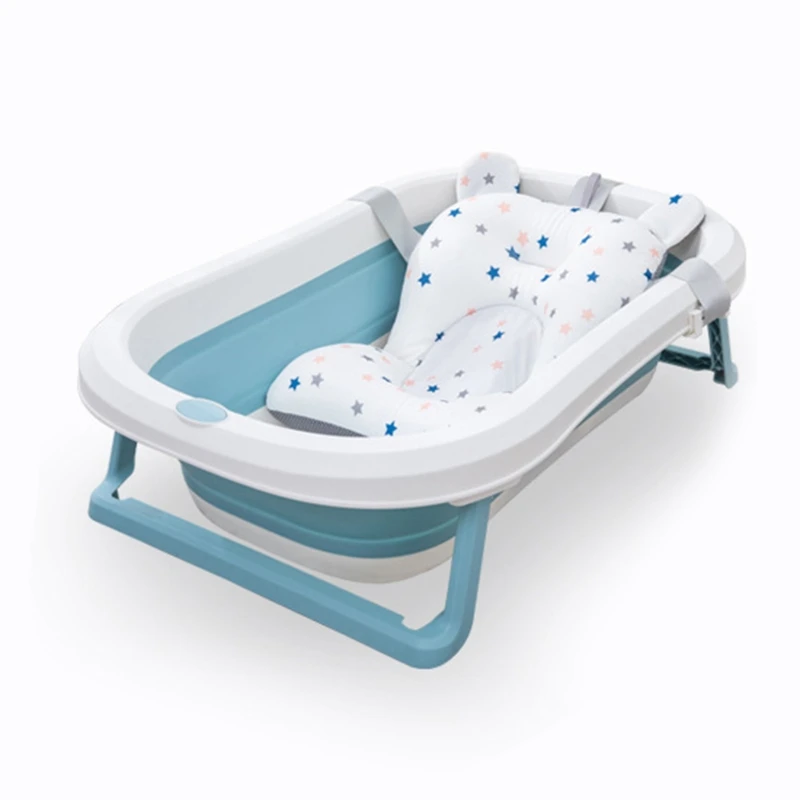 

Baby Infant Bath Tub Pad Cushion Non-slip Bathtub Mat Newborn Shower Soft Chair