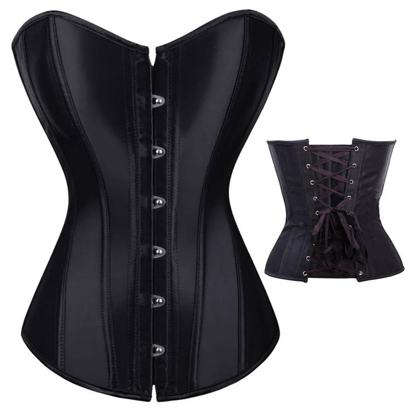 Сексуальный Топ корсет с пластинками Женский размера плюс 5XL 6XL Overbust корсеты и