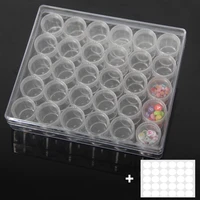 306090pcs 5d diamond painting storage box mosaic stones nail art jelewery container bottles embroidery tools