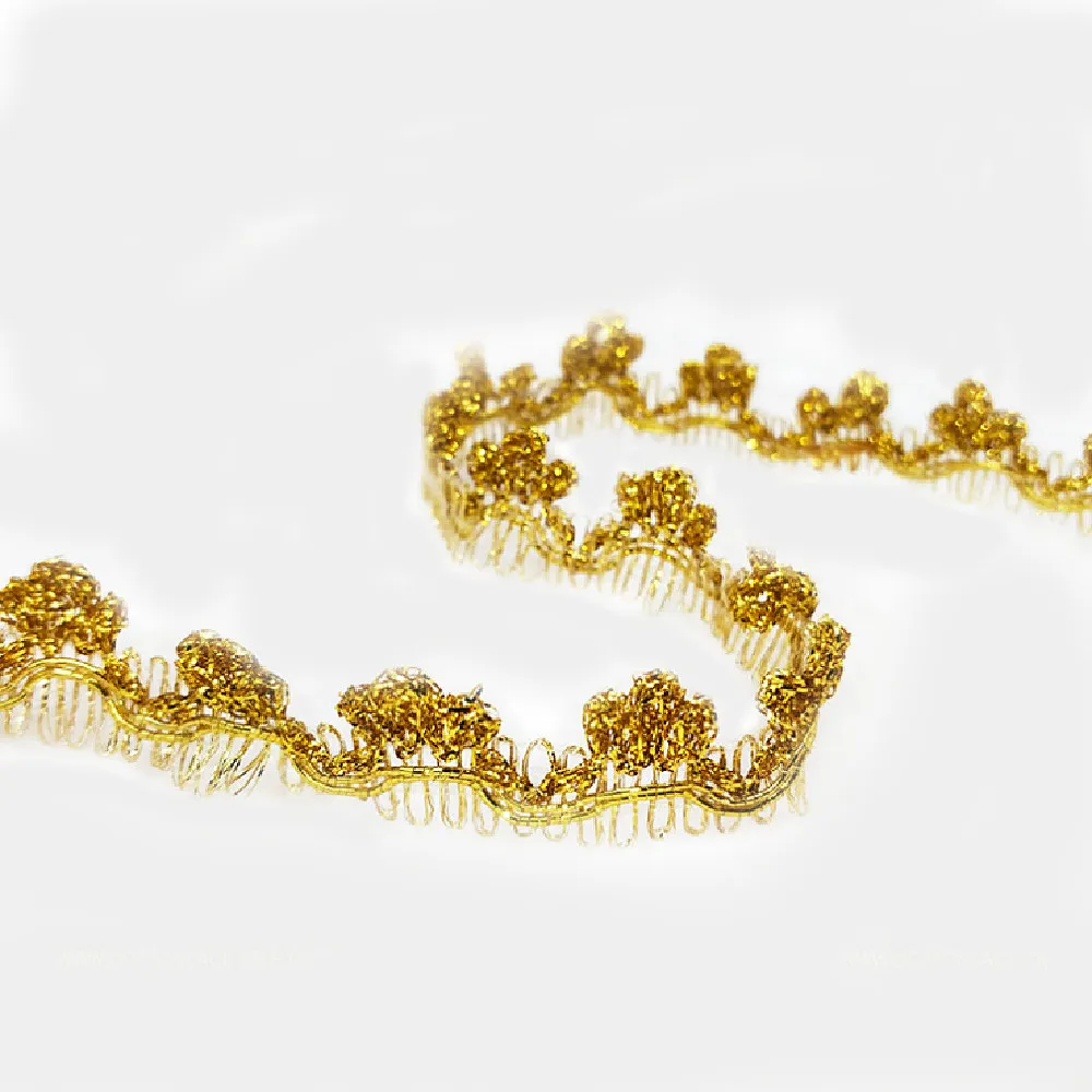 Rich Gold Lace Braid Ribbon Bright Silver Crochet Trims 50 Yds/Lot Cosplay Band Sewing Trim 2cm | Дом и сад