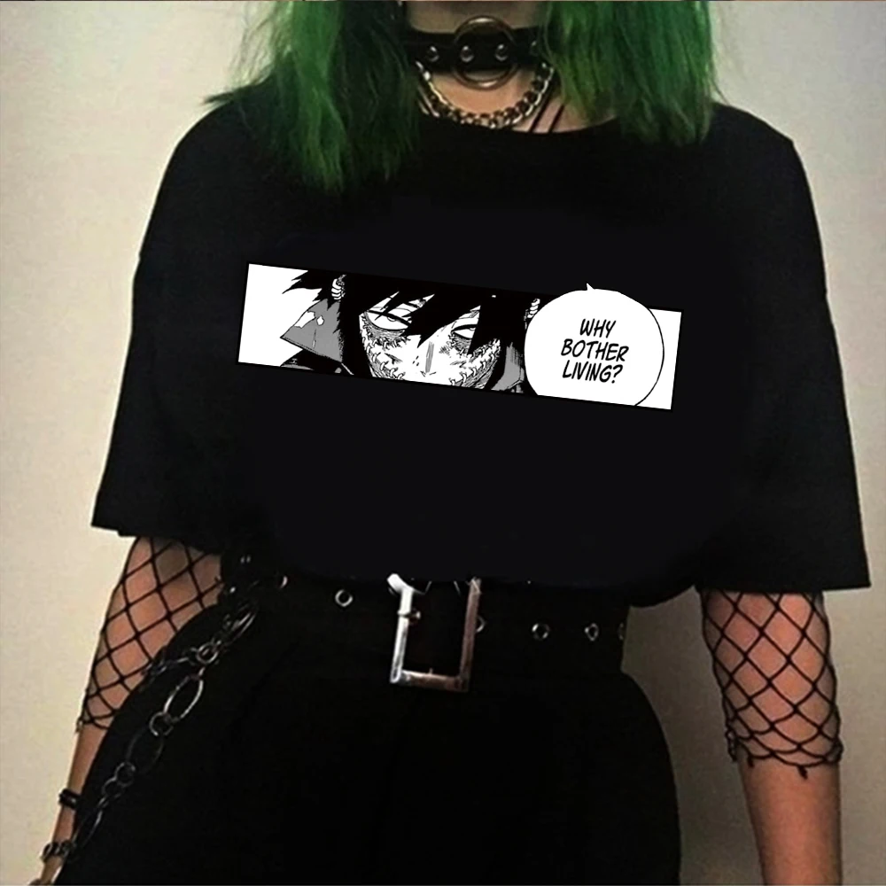 

My Hero Academia T Shirt Boku No Hero Academia Anime Funny Dabi T-shirt Graphic Tops Tees