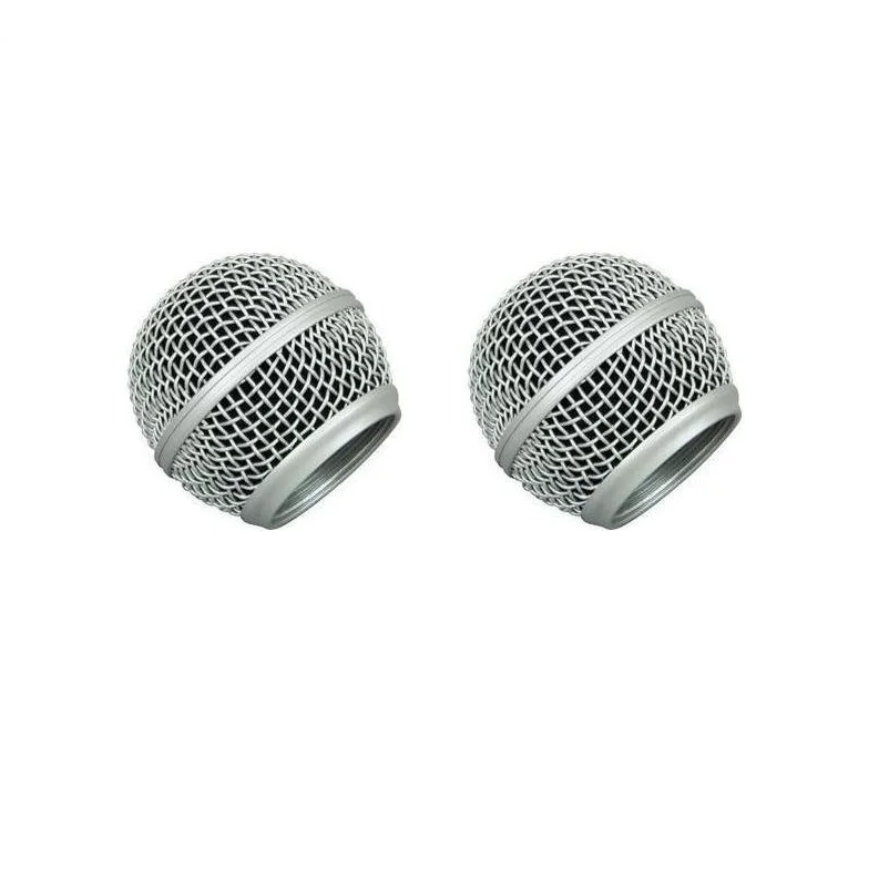 Металлическая сменная шариковая микрофонная решетка для микрофона Shure SM58 2 шт. |