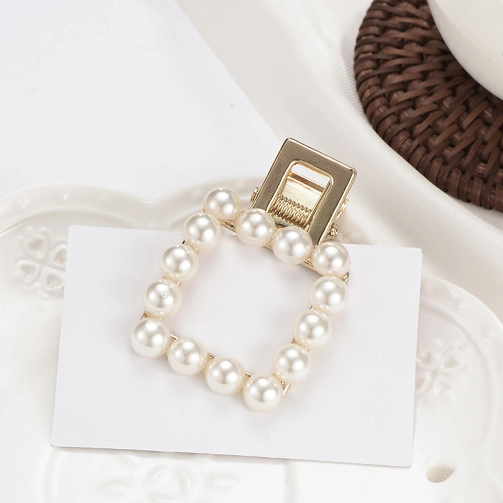 1 шт. роскошные стразы с жемчужинами металлическая Шпилька заколка для волос