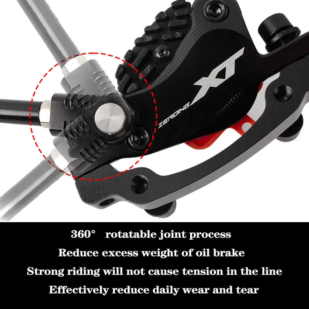 ZEROING MTB 4 поршневой гидравлический дисковый тормоз XT с охлаждающими полностью