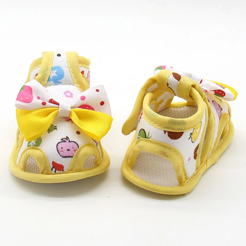 

Summer Baby Bow Shoes Size Kids Baby Girls Cute Sandals Shoes Skid Proof Toddlers