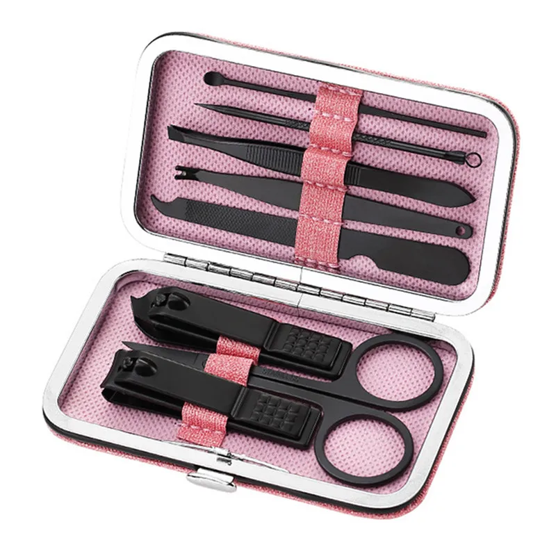 8 шт./компл. кусачки для ногтей набор педикюра портативный дорожный гигиенический