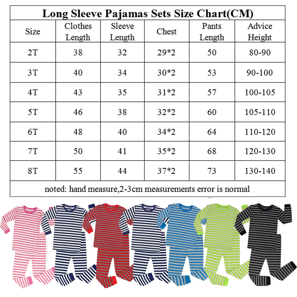 100 хлопок для мальчиков полосатая детская пижама одежда Рождественская