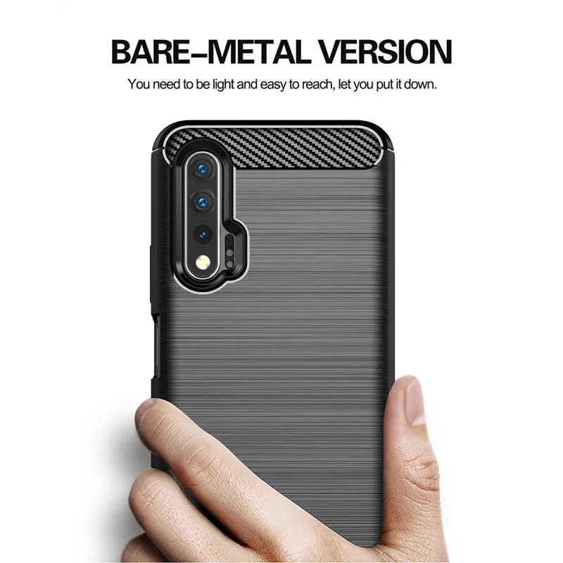 Новый карбоновый чехол для huawei Nova 6 SE 5 5i Pro 4 4E 3 3E 3i 2i 2 2S Чехол P10 P20 P30 Lite Мягкий