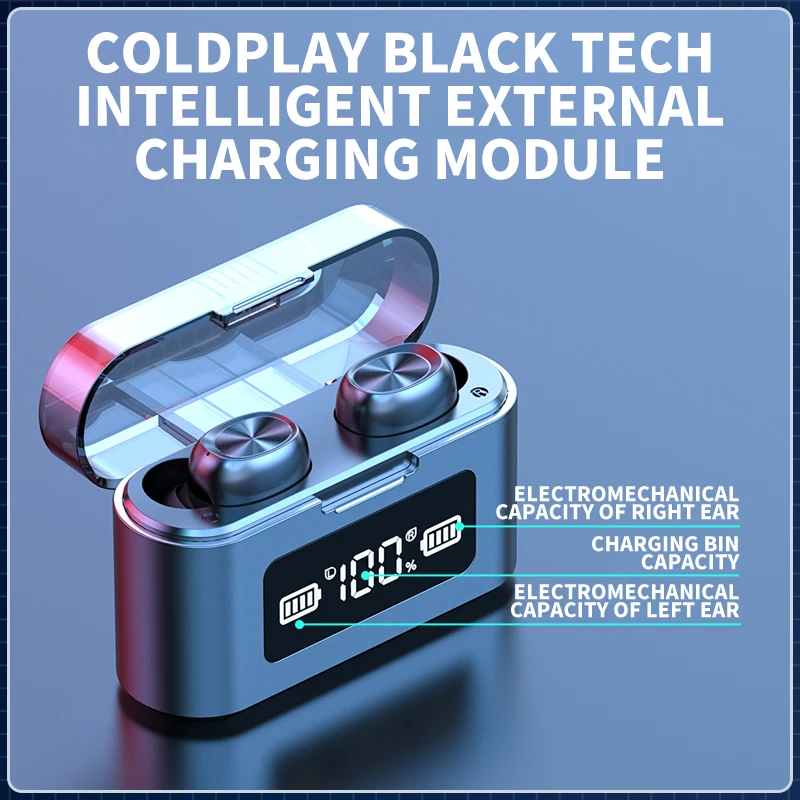 Новые беспроводные наушники TWS B27 светодиодный кой Bluetooth 5 0 с внешним