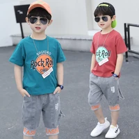 2021 summer baby boy clothes newborn baby boys clothing set cotton baby clothes suits child shirt pants children clothing sets