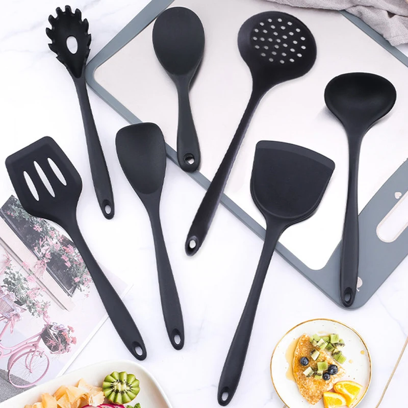 1 шт. силиконовых кейсов Кухня посуда с антипригарным покрытием Тернер суповая