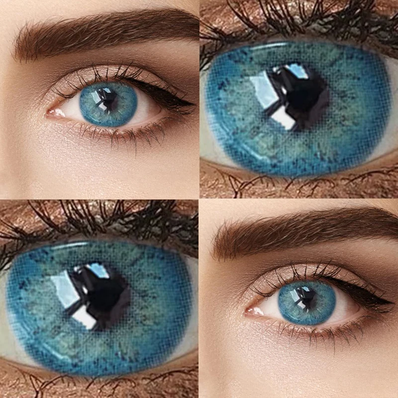 

2 шт./пара 2020 новые русские Девушки серии цветные ed контактные линзы косметические контактные линзы цвет глаз 14,2 мм