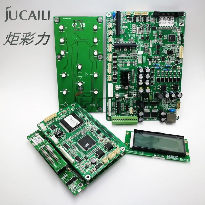 Комплект принтера Jucaili для dx5 dx7 конвертировать в xp600 одна головная плата каретки и