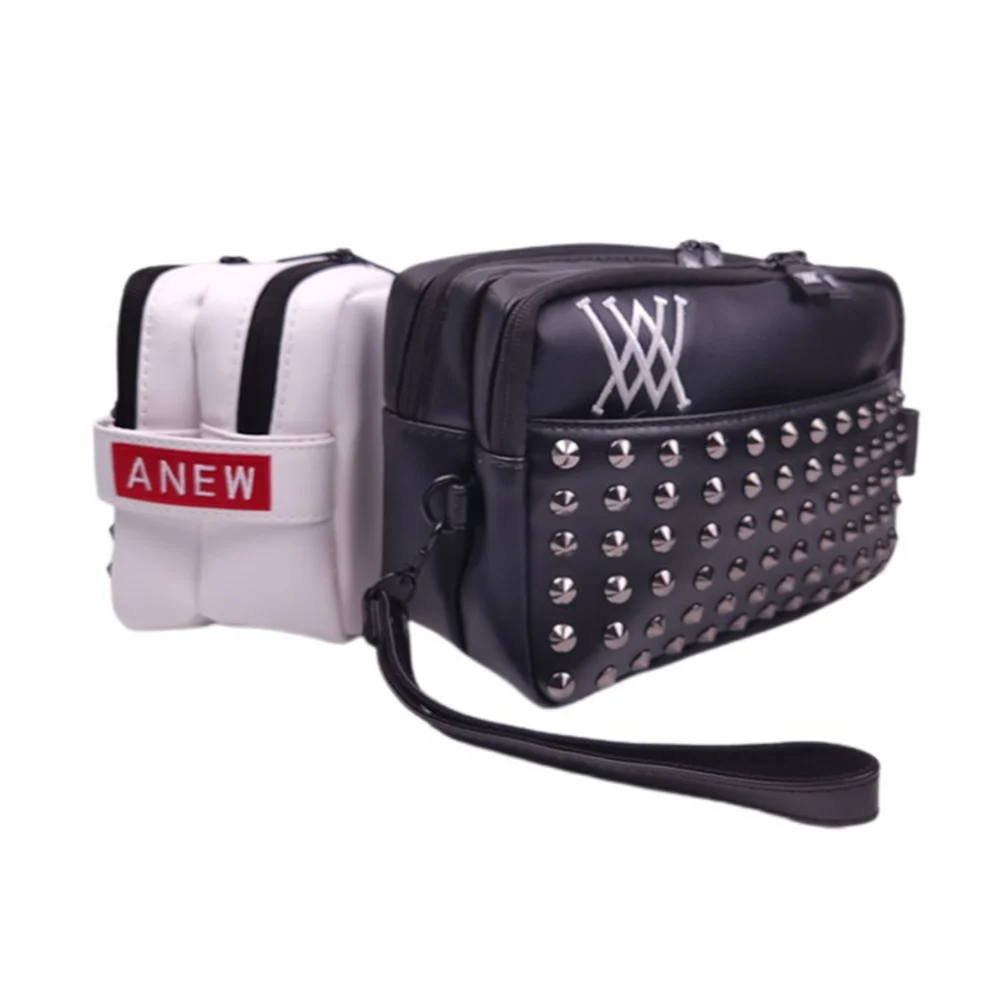 Сумка для гольфа с массивными заклепками модный дизайн Портативная сумка