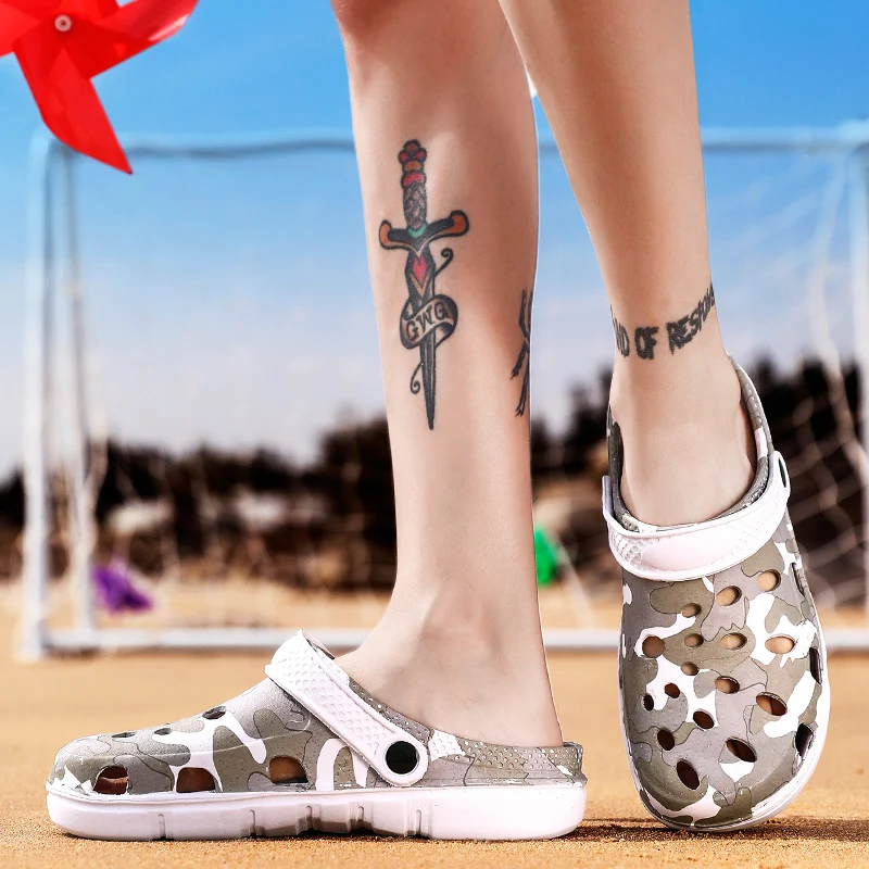 С рисунком крокодил Открытая Летняя обувь Летние туфли на плоской подошве для