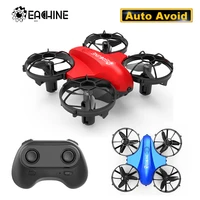 eachine e008 mini drone 2 4g 4ch 6 axis headless mode infrared obstacle avoidance 360 degree roll rc quadcopter rtf dron toys