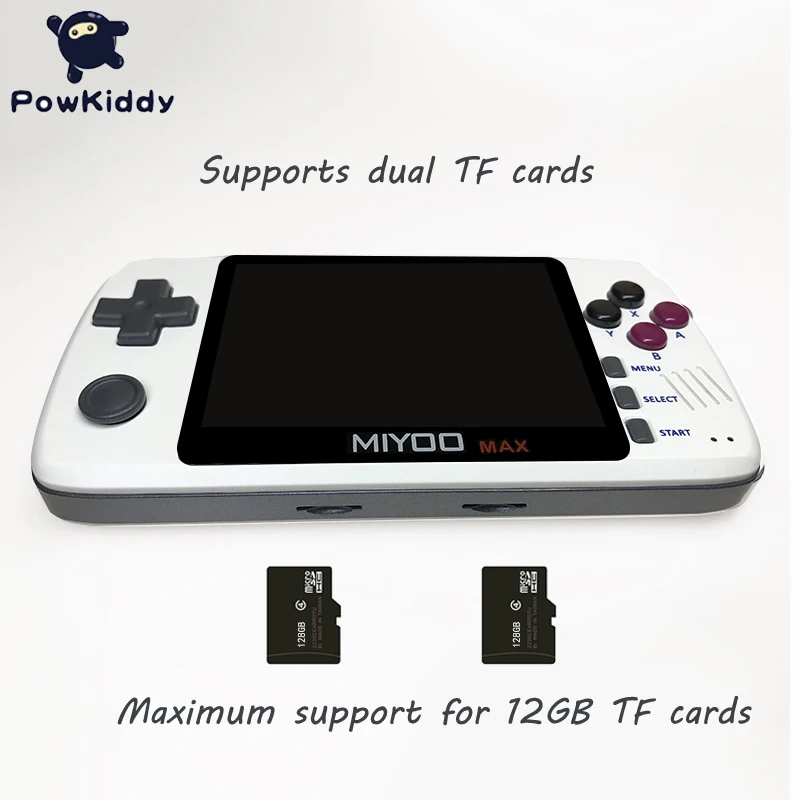 Powkiddy q80 Ретро видео игровая консоль трубка 3," ips экран Встроенный 1000+ игры открытая система PS1 симулятор 16G памяти новые игры