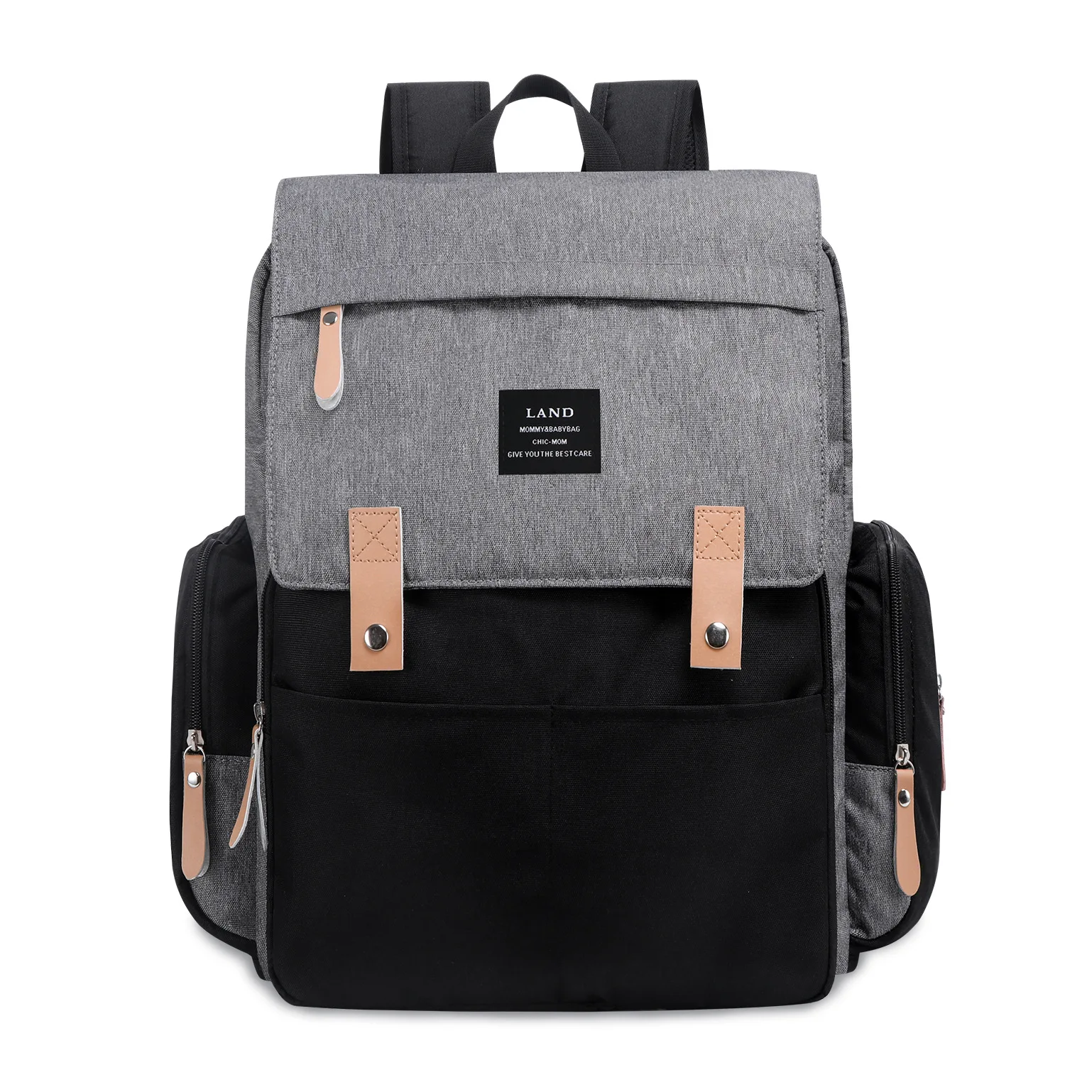 

Large Capacity Baby Care Nappy Changing Mama Mommy Maternity Luxury Landuo Land Diaper Bag Backpack with convenient Mat
