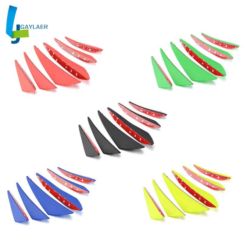 2020 6 шт. Универсальный передний бампер для мотоцикла диффузор губ разветвитель