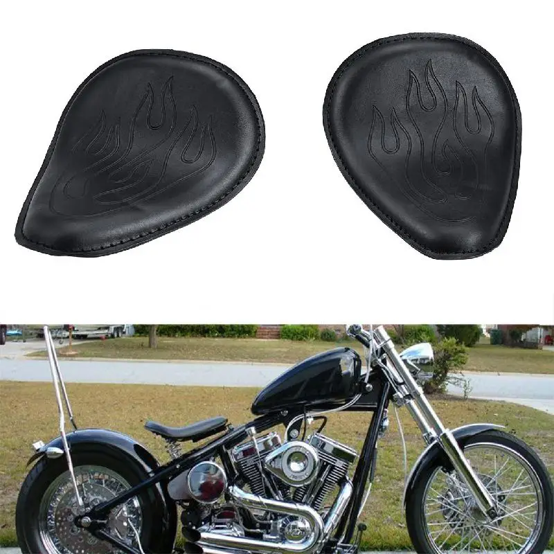 Универсальные подушки для сиденья мотоцикла основа с рисунком огня водителя