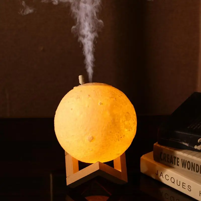 3D Moon 880 мл увлажнитель воздуха ультразвуковой светильник Usb Холодный Туман