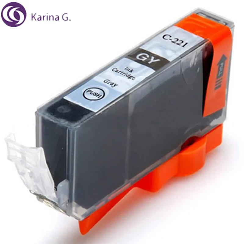 Картриджи совместимые с чернилами для Canon PIXMA iP 3600/3680/4600/4680 MP 540/545/620/630/638 серым PGI220