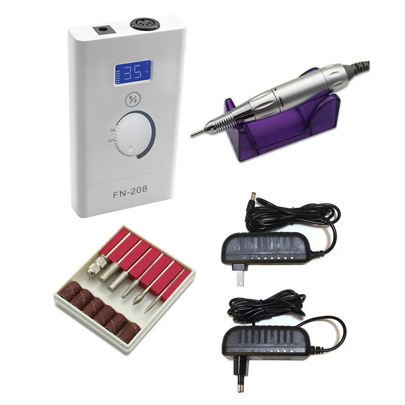Аппарат для маникюра и педикюра 35000 об./мин. 6000 мАч|Электрические маникюрные
