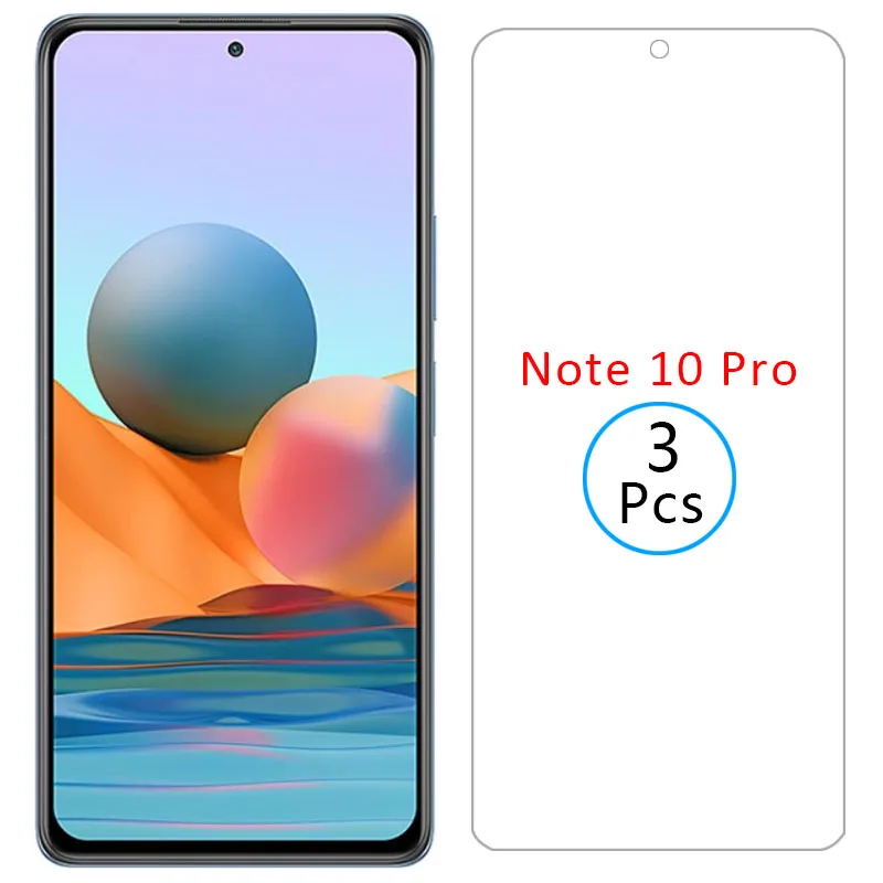 

tempered glass for xiaomi redmi note 10 pro max protective glass screen protector on note10pro not 10pro film readmi redmy remi