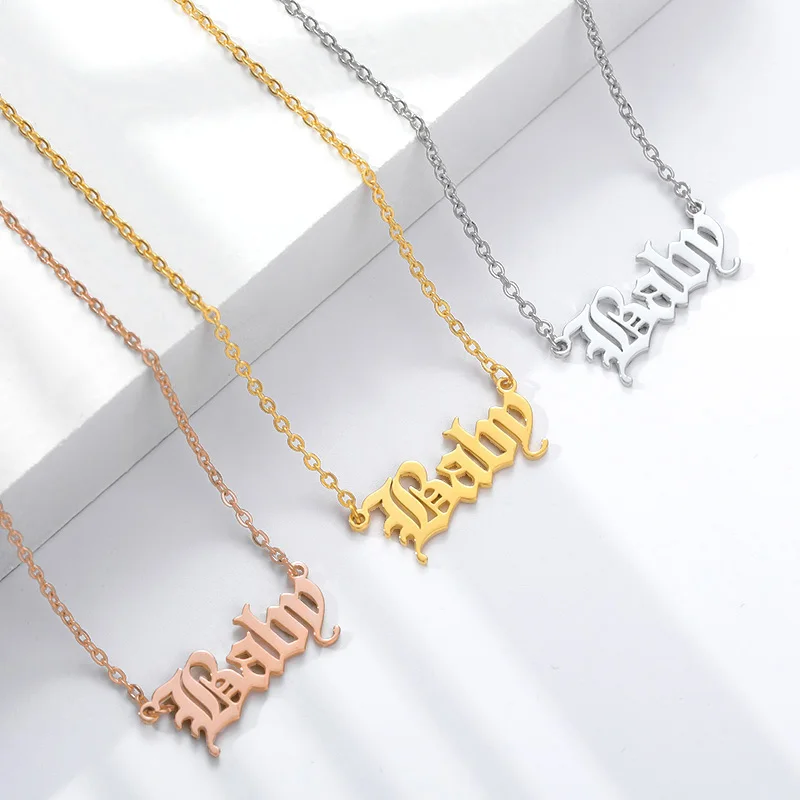 Ожерелье детская гордость Детройт ангел принцесса старые английские буквы чокер