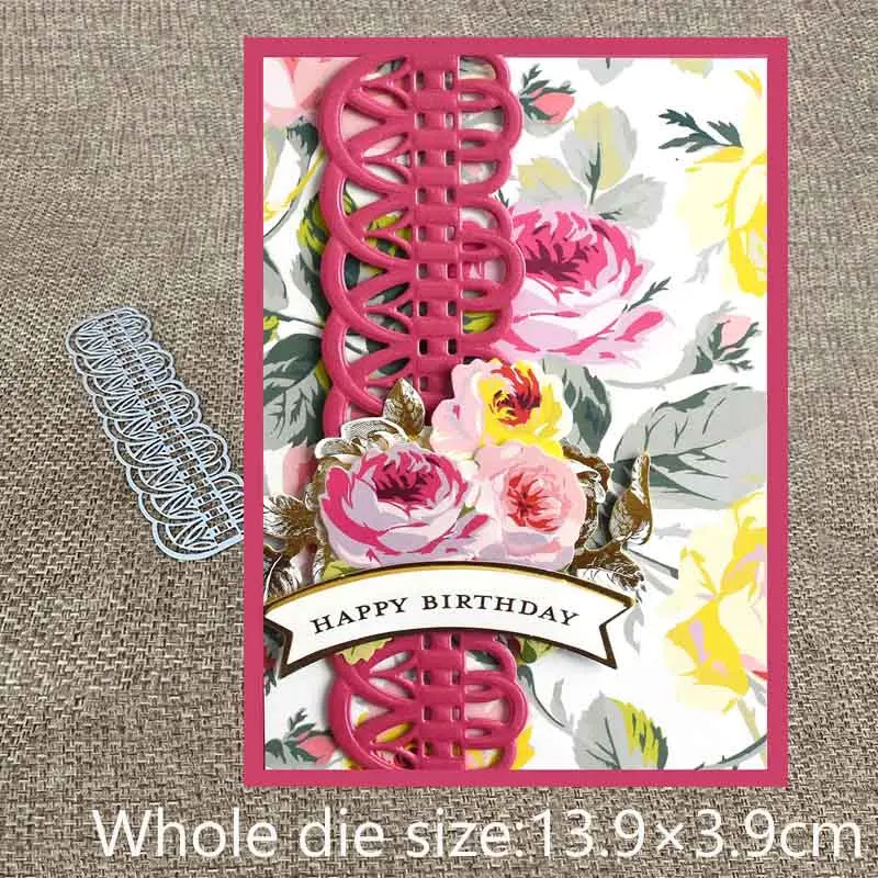 

XLDesign Craft Metal Cutting Die die cuts lace edge side decoration scrapbook Album Paper Card Craft Embossing die cuts